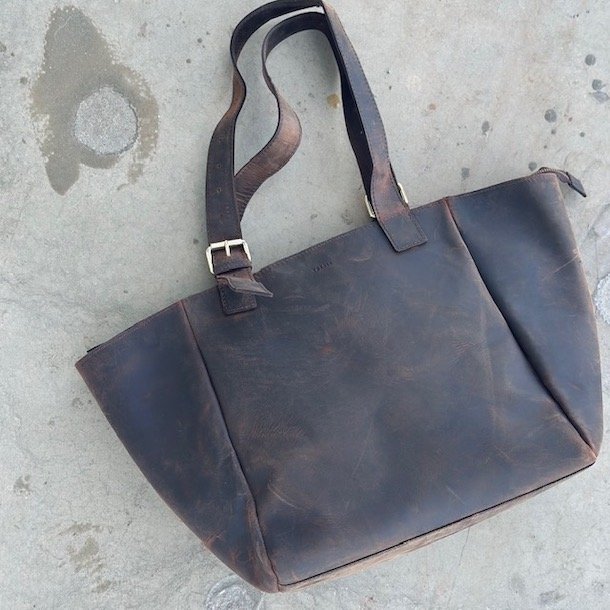 Shania Hunter Shopper brun  Skind