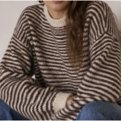 Stribet strik - Sophie onesize