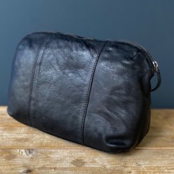 Toilettaske Eden stor washbag skind