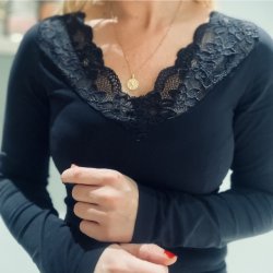 Belen bluse langrmet m. blonde ko-tex microfiber S-XXL