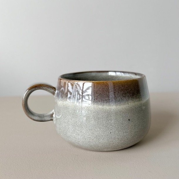 Selma Krus, keramik, gr/brun