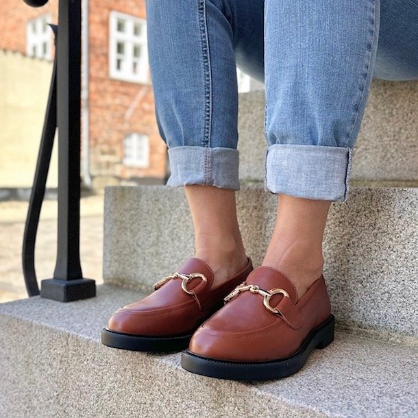 Loafers AWAKE COGNAC skind str. 37-41