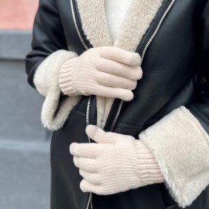 Handsker foret strik