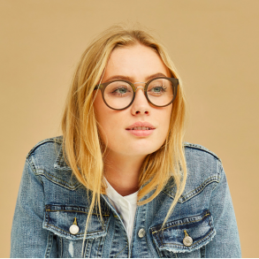 Biella Oliven lsebrille +, -