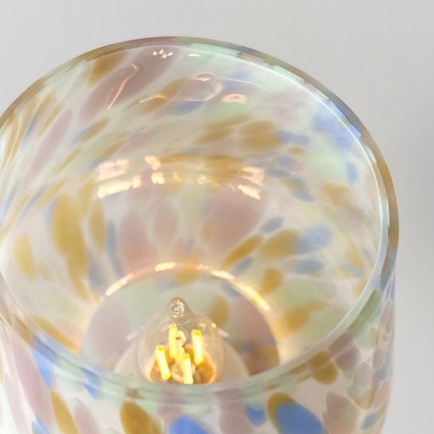 Lampe joyful chips glas 19x15 cm