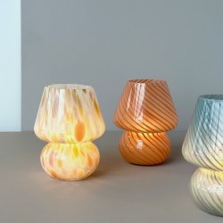 Lampe joyful chips glas 19x15 cm