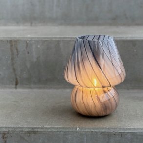 Lampe joyful H 19,5 cn Glas