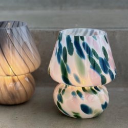 Lampe joyful chips glas 19x15 cm