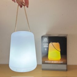 Lampe med rebshank LED