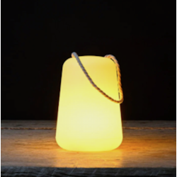 Lampe med rebshank LED