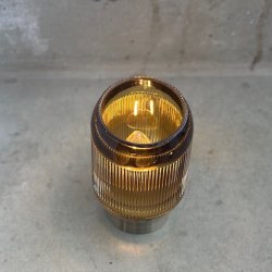 Lampe LED amber Glas