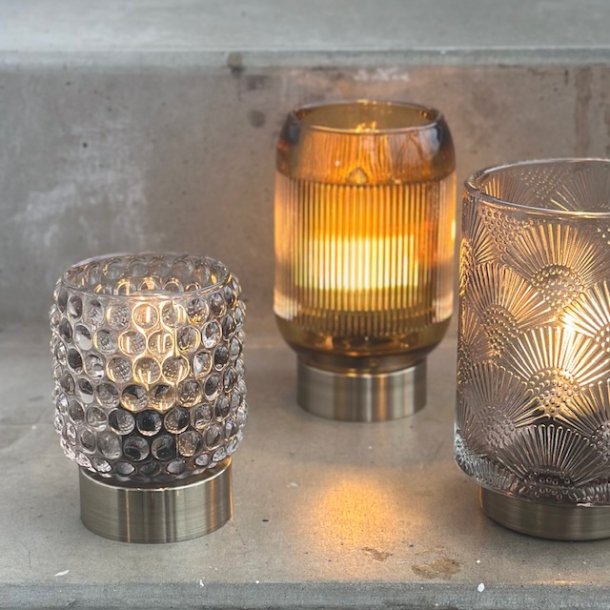 Lampe LED bubbles glas