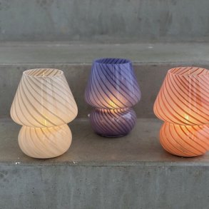 Lampe joyful glas 19x15 cm