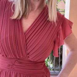 Elisa plisseret kjole 