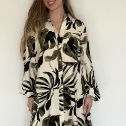 Kjole Vilma med print 