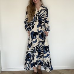 Kjole Vilma med print 