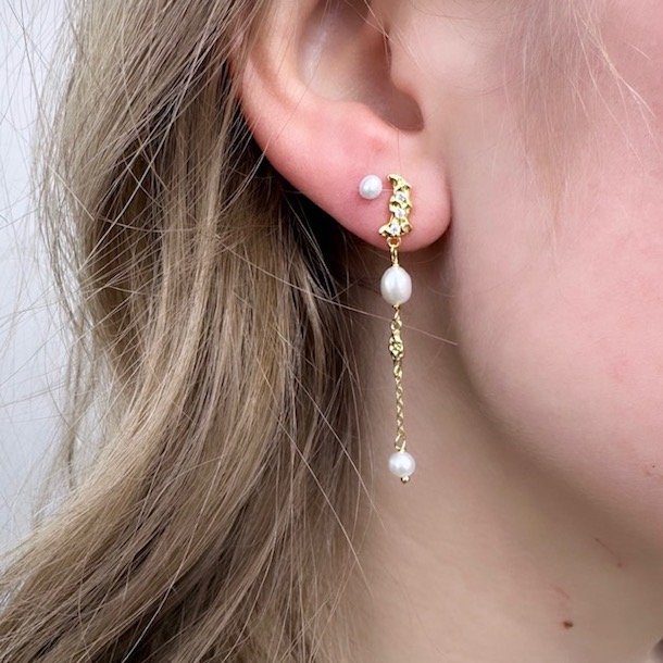 restikker MILENA LONG Forgyldt Slv