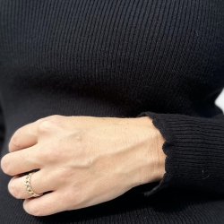 Sweater Sort viskose miks str S-L