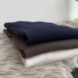 Linea rib bluse langrmet microfiber S-XL