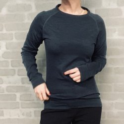 Uld bluse - merino uld str S-XL