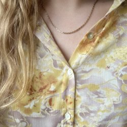 Skjorte I Viskose Lysgul str S-XXL