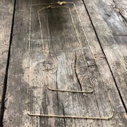 Halskde - Kugle Forgyldt slv