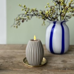 Rillelys LED 7,5 x 10 cm Sand