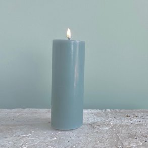 Stvet grn LED Bloklys Diameter 75x200mm