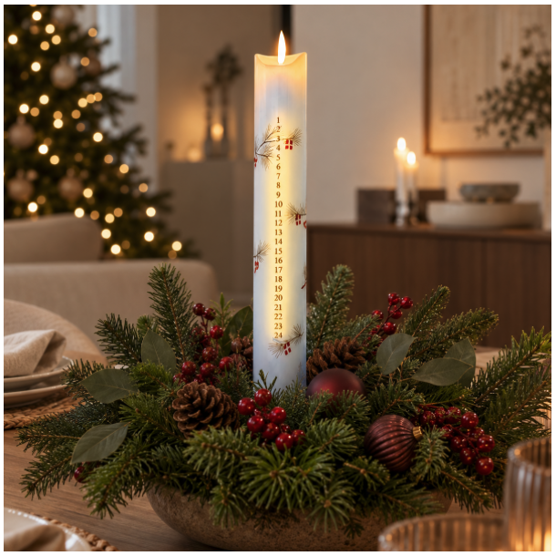 Kalenderlys led med lys og timer