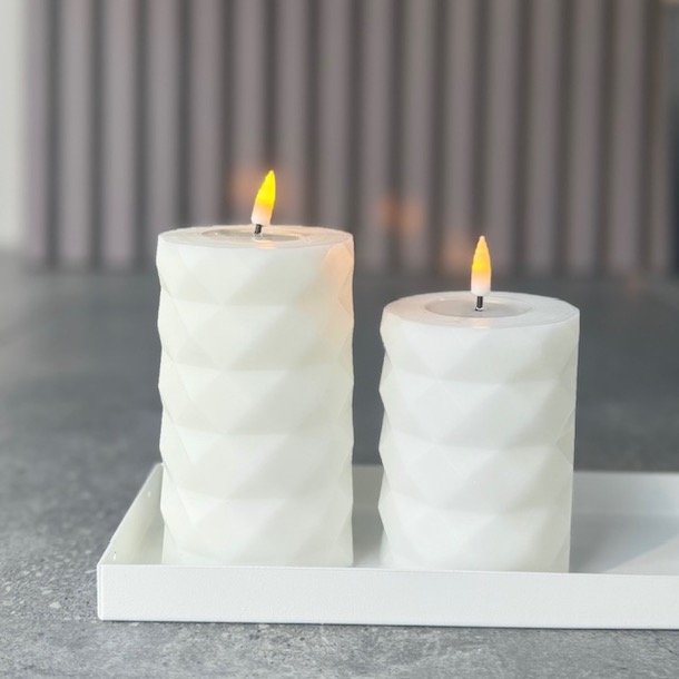 Square bloklys hvid 7,5 x 10 cm