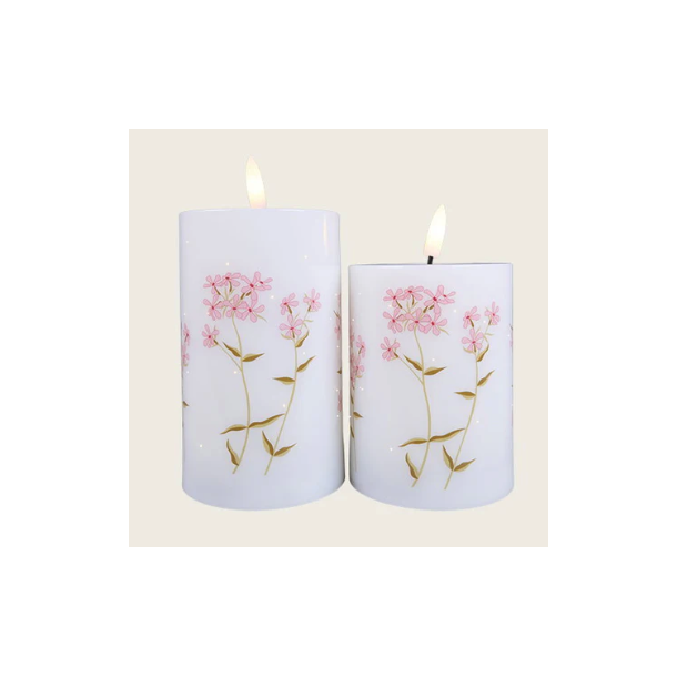 LED lys twinkle flower - s�t af 2 med fjernbetjening &amp; timer