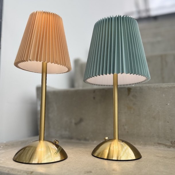 Bord lampe grn H 30 cm