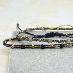 Vvet armbnd m. betydning STONE SAND