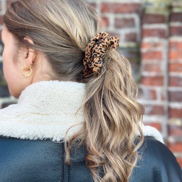 Scrunchie leopard