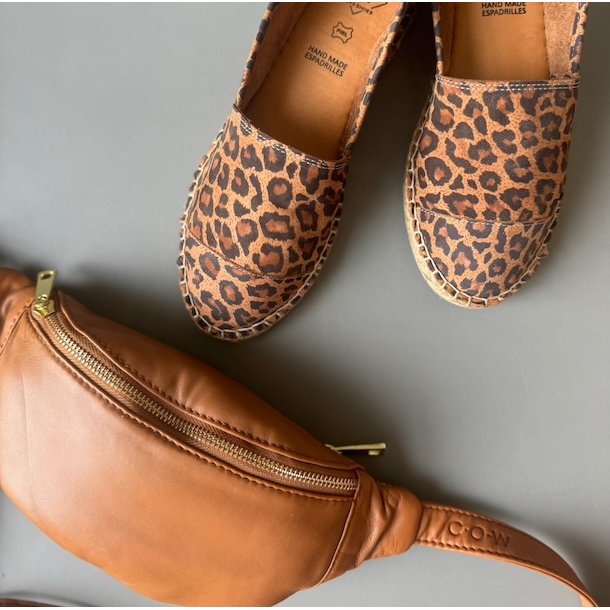 Espadrillos soft Med Bast - skind Leo str. 36-42