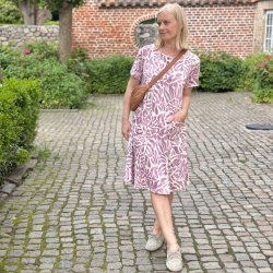 Strandkjole monstera str m-xxl