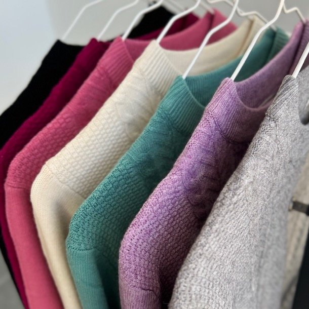 Strik kabel med rund hals M-2XL