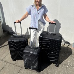 Kuffert s�t med 3 kufferter