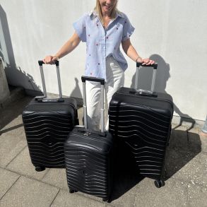 Kuffert s�t med 3 kufferter