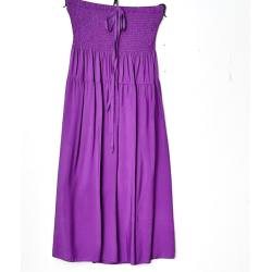 Nederdel / kjole med smock bomuld/viskose