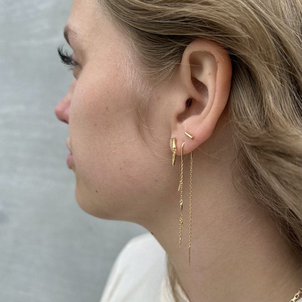 rering SHAN bamboo forgyldt slv