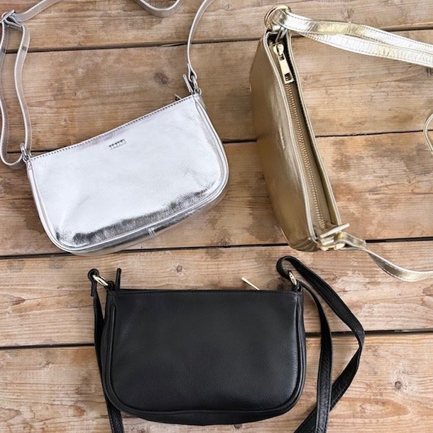 Emilia lille Crossbody skind