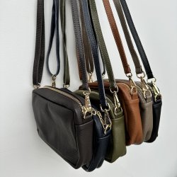 Crossbody Silje skind