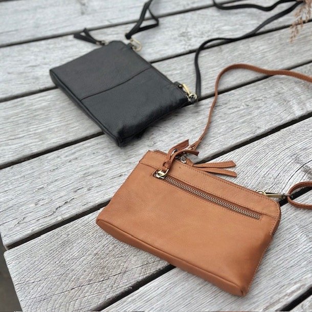 Crossbody Nanna med lynls skind