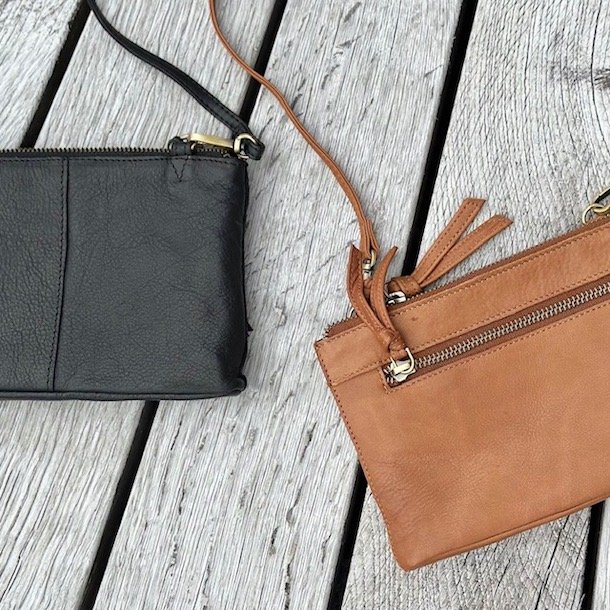 Crossbody Nanna med lynls skind