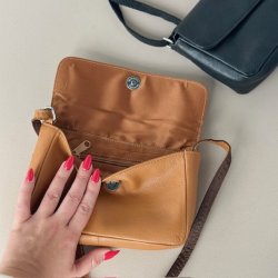 Taske nr 36 med klap skind