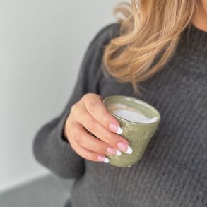 Mini potteskjuler / krus u/hank Keramik