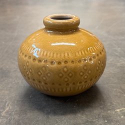 Vase krakeleret glasur 