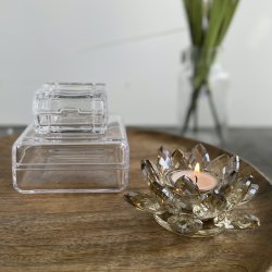 Lille opbevaringsbox m/lg acryl