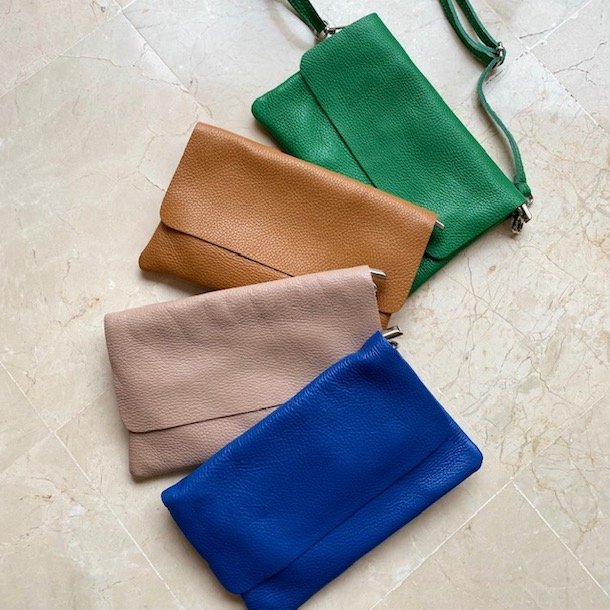 Messenger taske skind